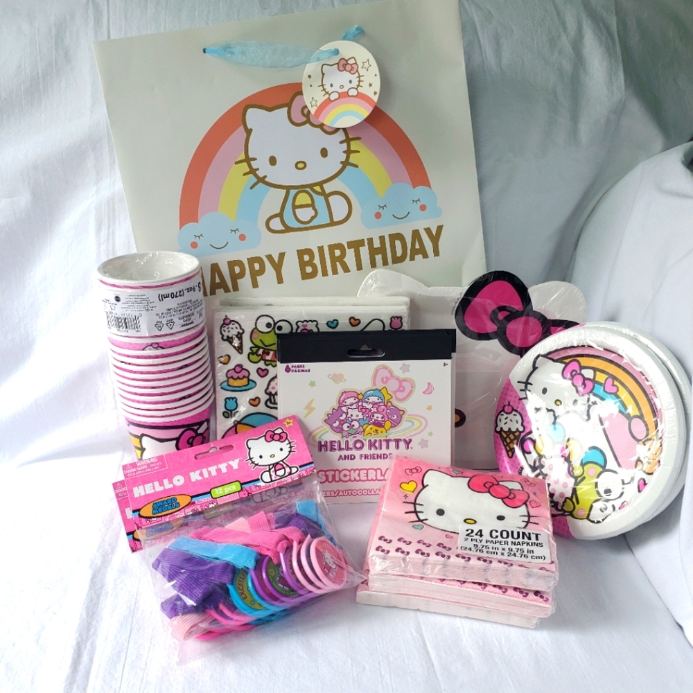 Hello Kitty Birthday Party Supplies 🥳